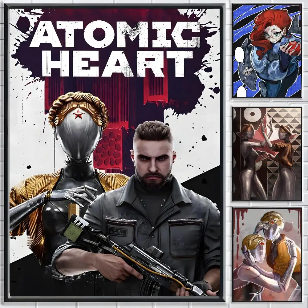 Game Atomic Heart Poster Classic poster and wall art prints are suitable for living rooms, bedrooms,and home