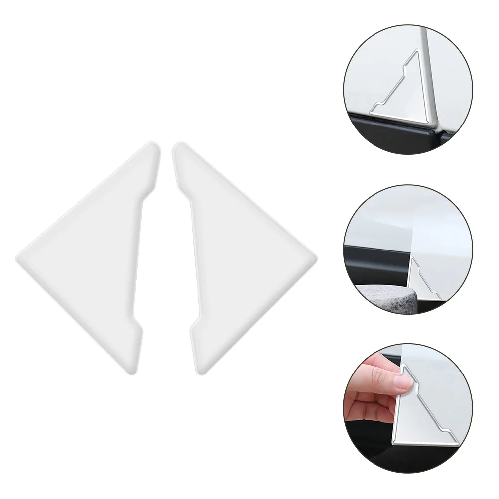 8 Pcs Car Door Corner Protector Transparent Anti-collision Stickers Guards Edge