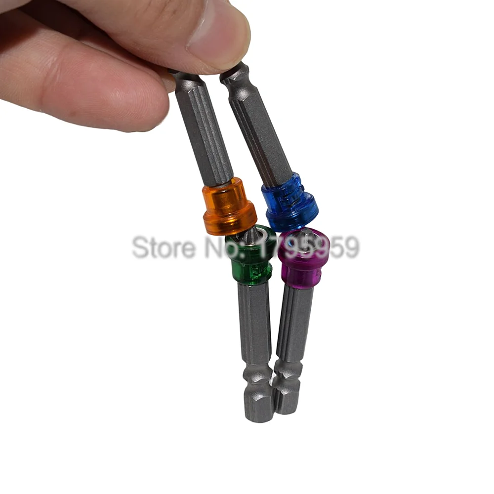 4 pezzi 1/4 "codolo esagonale magnetico cartongesso vite Driver Bit 50mm PH2 Phillips cacciavite Bit Set di strumenti
