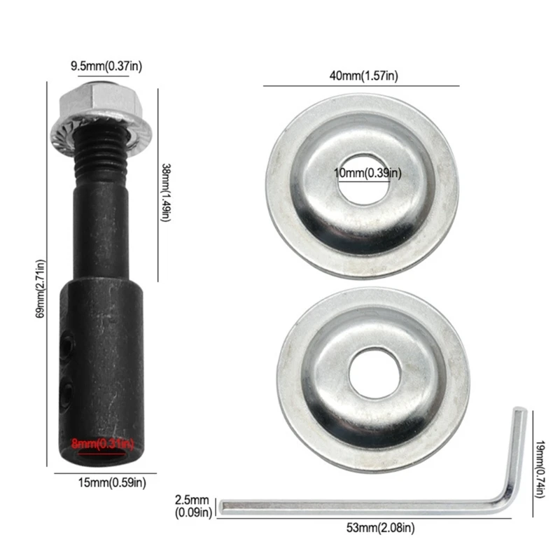 5/6/8/10/12/14/16mm Grinding Wheel Shaft Connecting Rod Tool Set for Conversion 517A