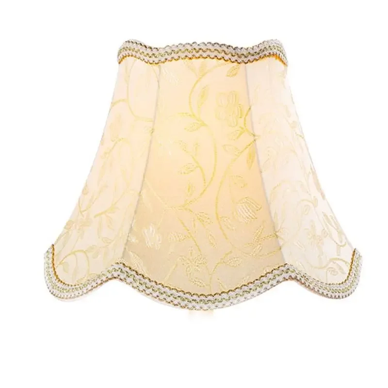 

E27 Абажур Торшер Настольная лампа Ткань Ретро Патч Осветительные приборы Аксессуары