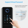 TTLock 지문 스마트 도어락, 야외 게이트 블루투스 비밀번호, 13.56MHz IC 카드 데드볼트 잠금, 기계식 키, IP65 방수 4