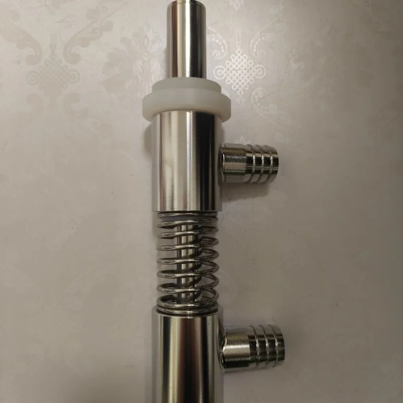 Linear test filling length 240mm silk tooth interface M10 water pipe interface 20mm 25mm discharge port 18