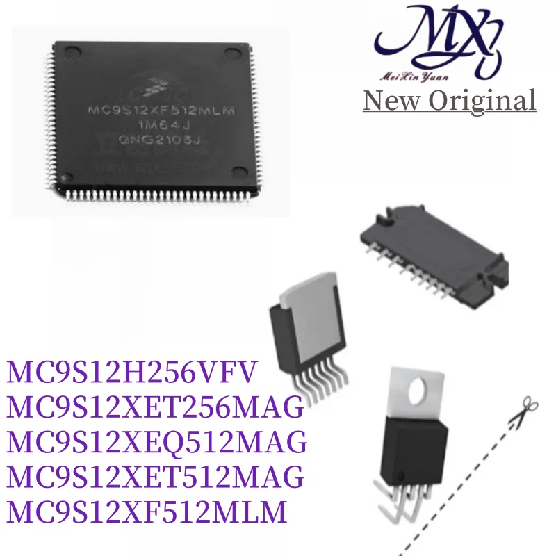 MXY MC9S12H256VFV MC9S12XET256MAG MC9S12XEQ512MAG MC9S12XET512MAG MC9S12XF512MLM IC Chip LQFP-144