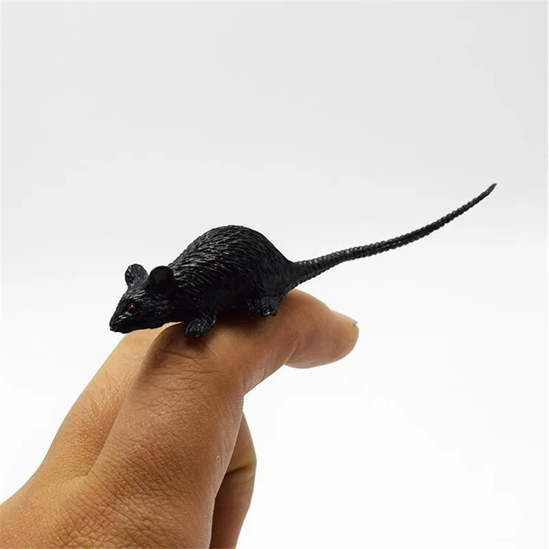 5Pcs Small Rat Fake Lifelike Mouse Model Prop Halloween Gift Toy Party Decor Practical Jokes Novetly Funny Toys Hoax Props