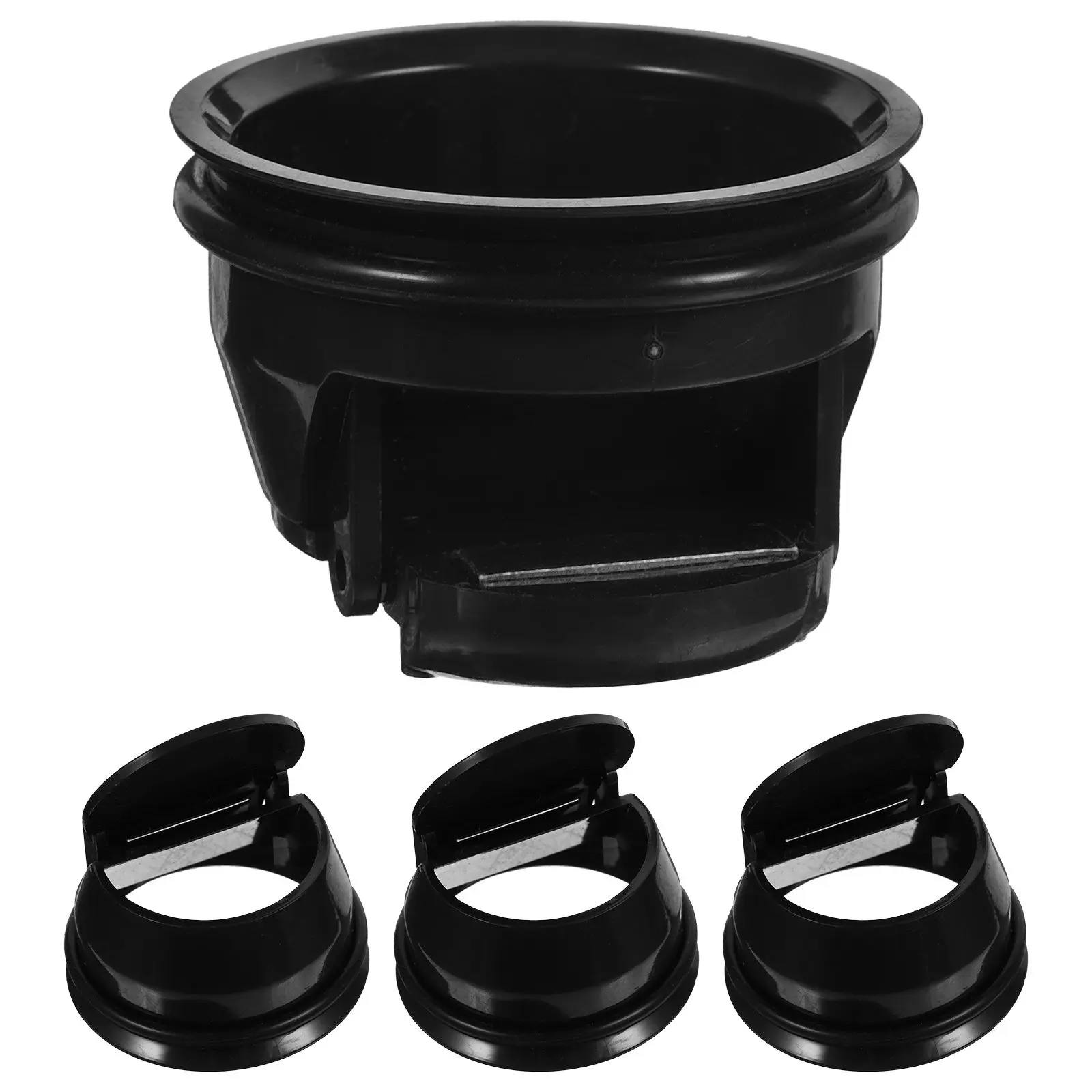 

4Pcs 48Mm Heavy-Duty Floor Drain Core ABS Material Odor-Proof Backflow Preventer for Shower Basement Rv Garage Sink Drain