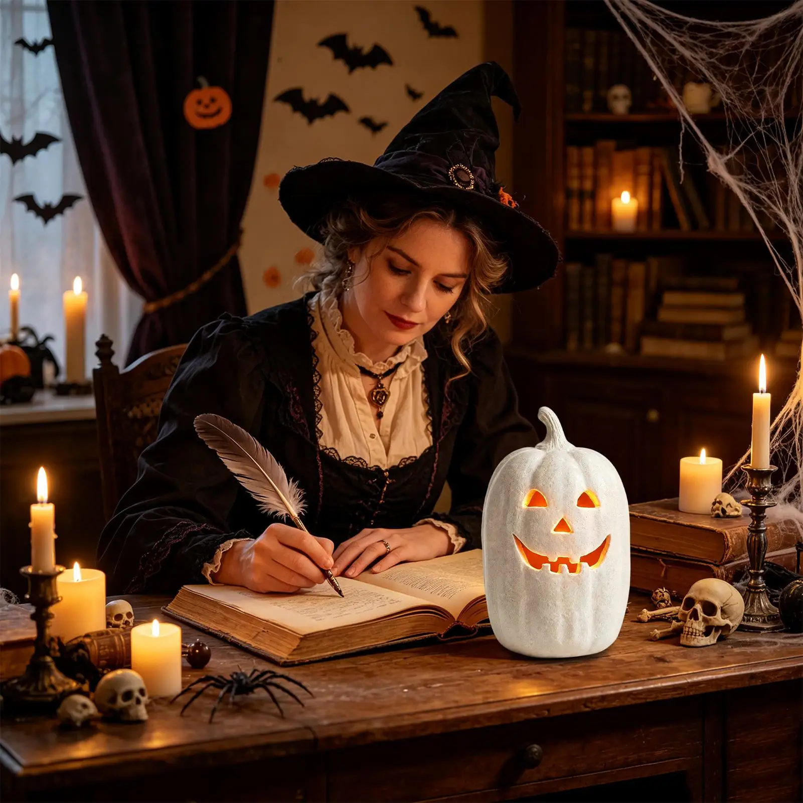 halloween-pumpkin-decor-resin-pumpkin-handmade-lantern-decoration-halloween-indoor-decor-for-indoor-tabletop-centerpiece