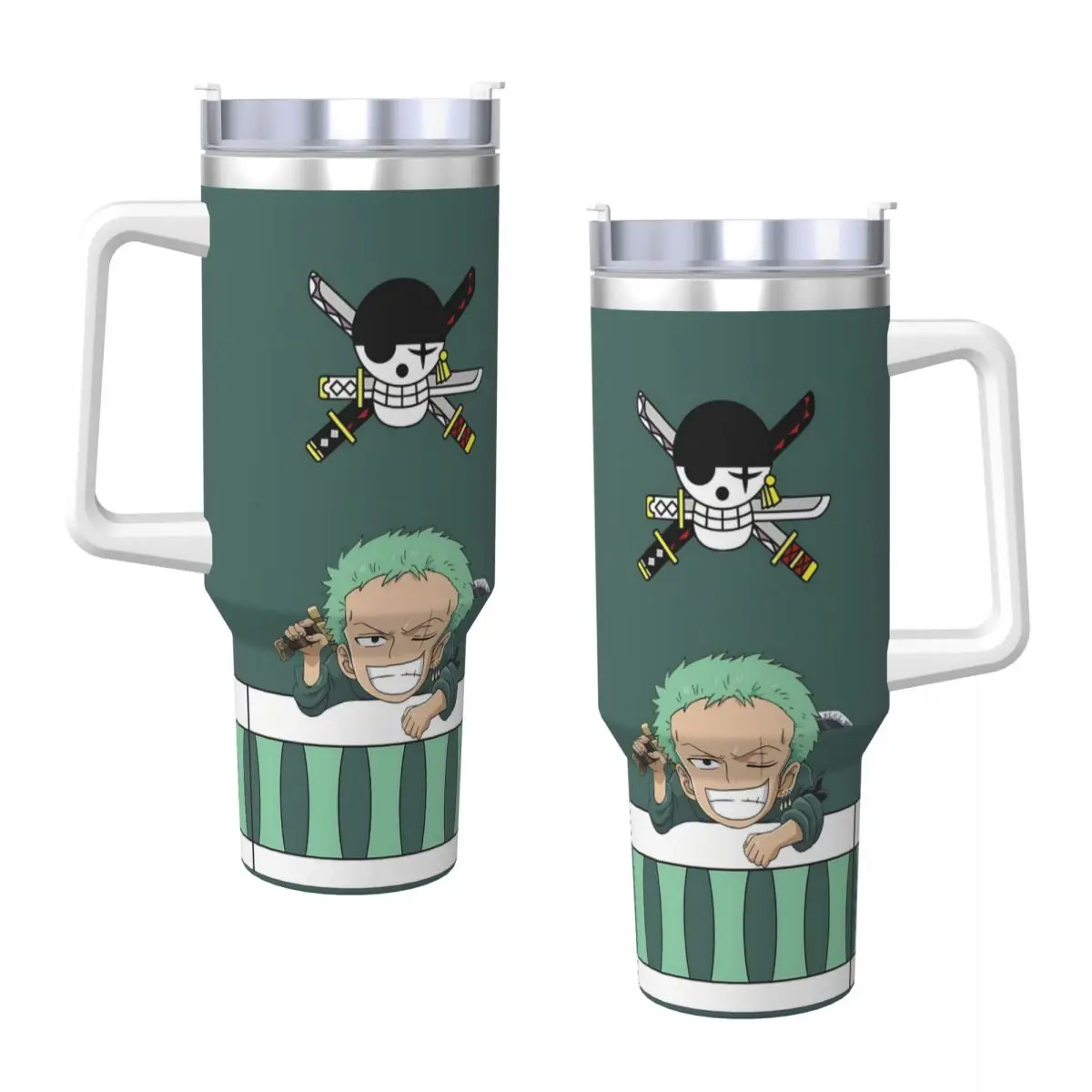 Stainless Steel Tumbler O-One Anime P-Piece Thermal Mug Heat Preservation Cold and Hot Mugs Cup Camping Custom Water Bottle