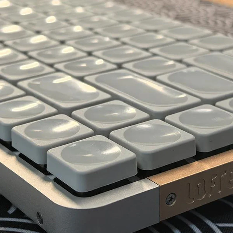 

White Low Profile Keycap Set PBT Custom Simple Style Keyboard Caps Original Gaming Key Cap for Mechanical Keyboard Cherry Kailh