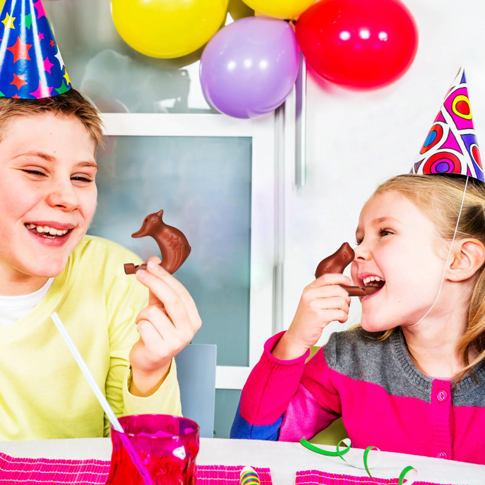 

4Pcs Bird Shaped Water Whistle in Pottery Design Real Bird Sound Maker with Lanyard for Nature Enthusiasts Portable Call Device