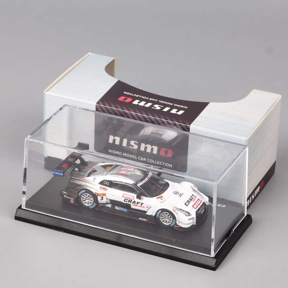 Nismo 1:64 Scale Nissan Craftsports Motul GTR #3 Super GT GT500 2018 Car Diecasts & Toy Vehicles Model Miniatures Acrylic Box