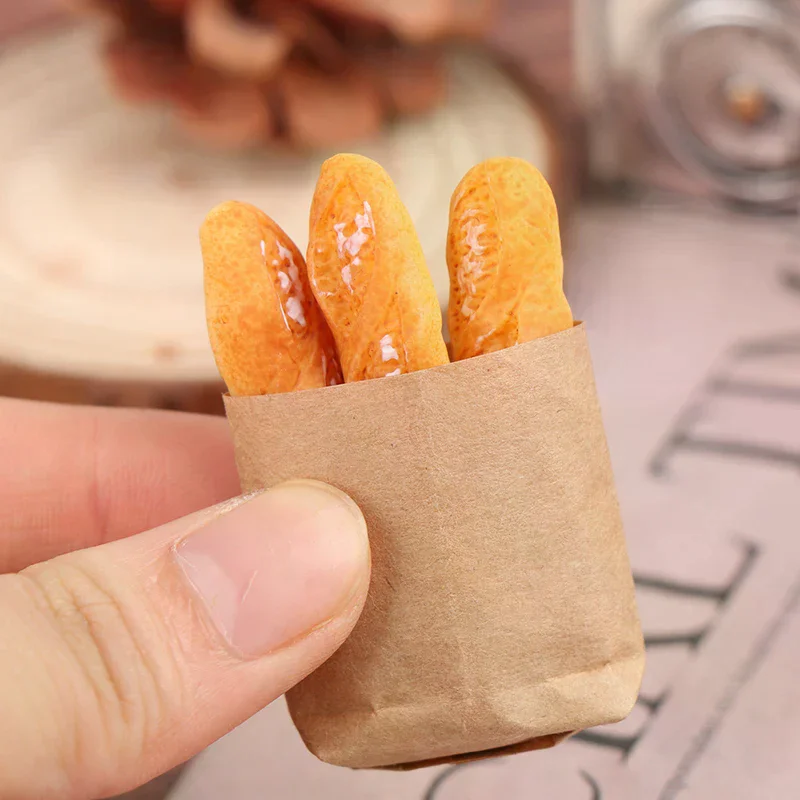 

1:12 Кукольный домик Миниатюрный хлеб Куклы Кухонные аксессуары для еды Игрушки-симуляторы