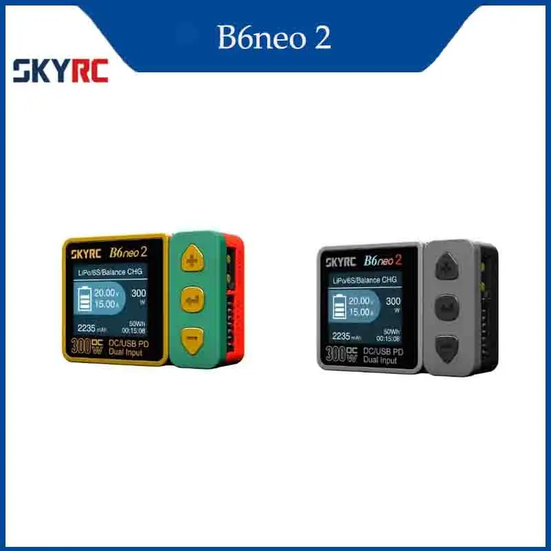 

SkyRC B6neo 2 DC 300W 15A PD 1Dual input Multi-functional Smart Model Airplane Charger RC Tools New