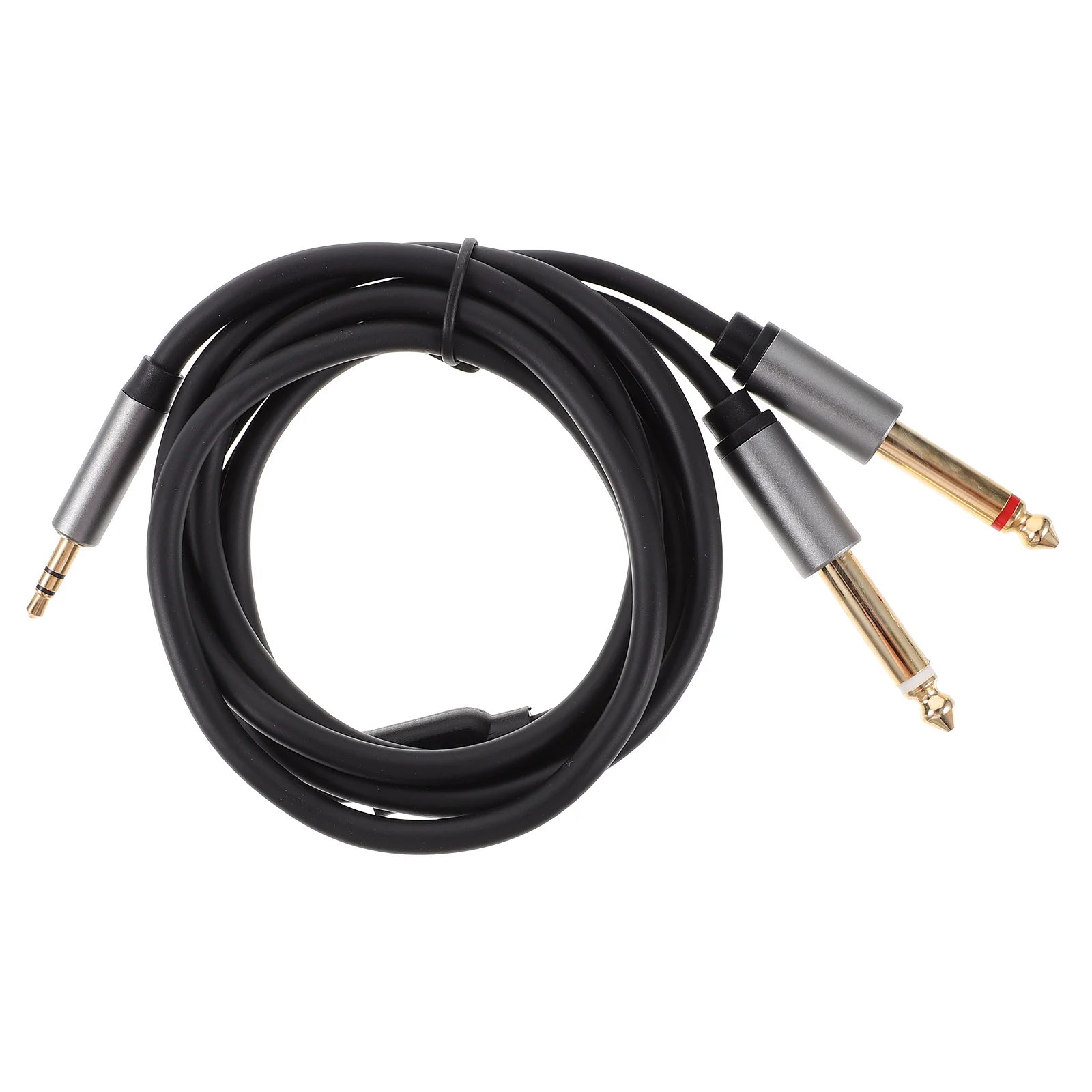 

6.5Mm To 3.5Mm Audio Stereo Jack Cable For High-Fidelity Sound Transmission Flexible Aluminum Alloy Cord For Speakers
