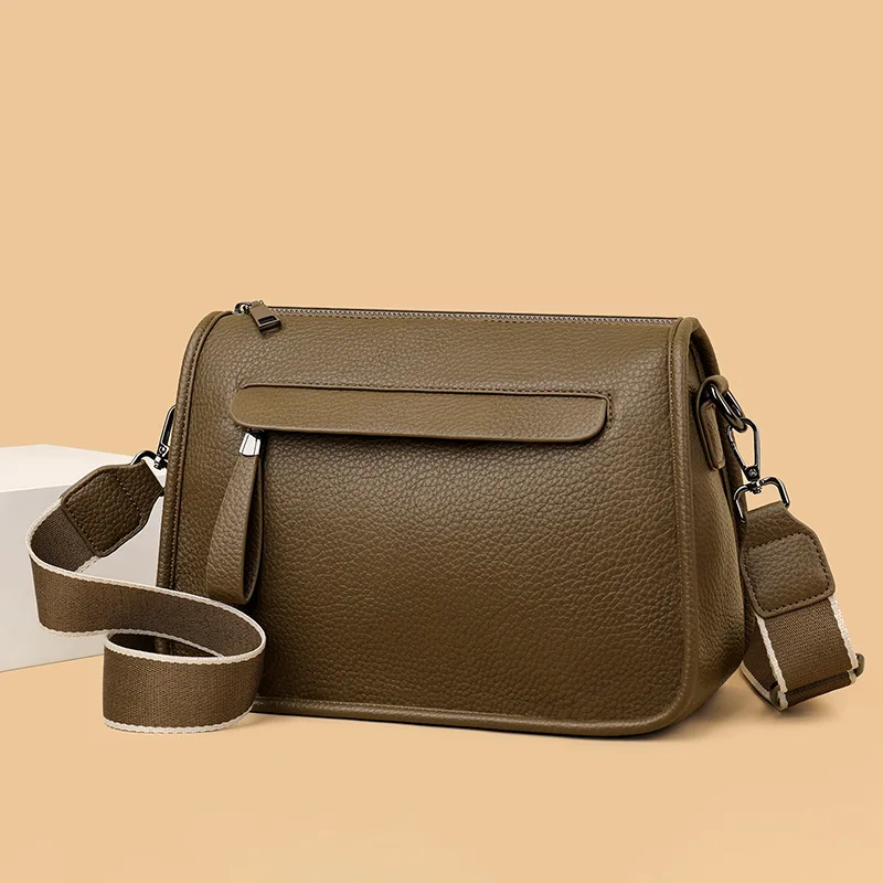 

Женская сумка, новая универсальная модная сумка через плечо с широким ремешком, модная маленькая квадратная сумка, сумка через плечо, модная сумка-подушка