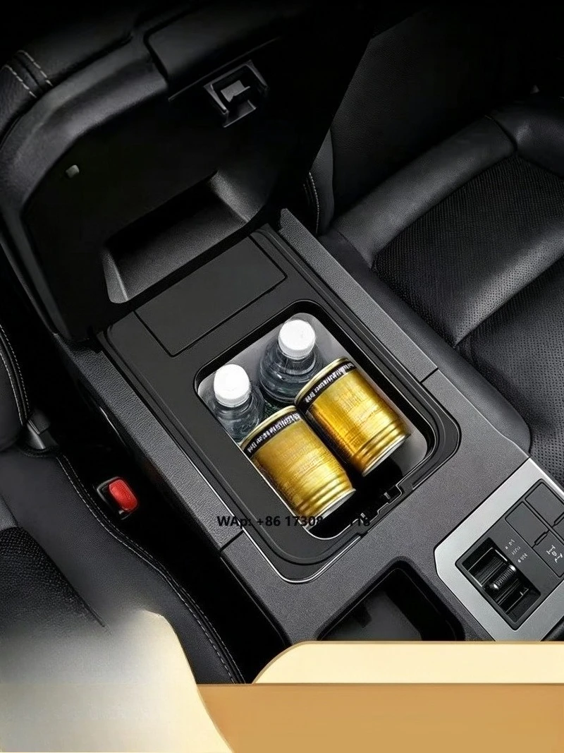 Dual-Zone Luxury Car Center Console Freezer & Refrigerator for  Prado MPV Armrest