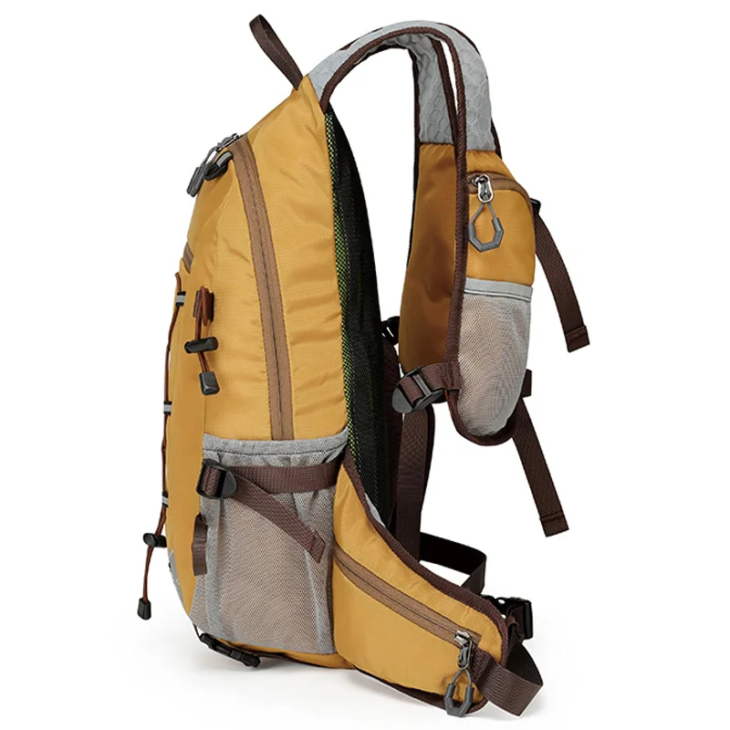 Water-resistant lightweight sports backpack, multifunctional rucksack for cycling, camping and hiking view 3