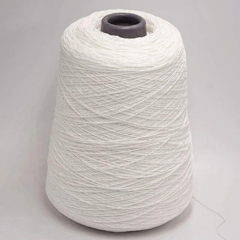 Hot 250g Natural Smooth Organic Pure Linen Yarn  Knitting Hand Crochet Knit Thin Lace Yarn Weave Sewing Thread X4439