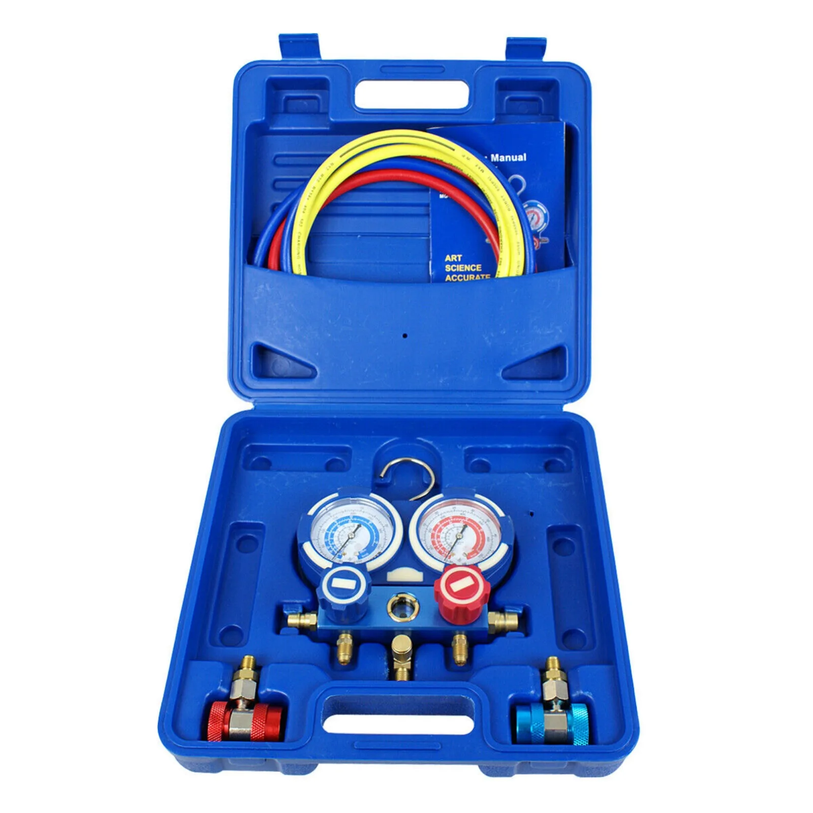 A/C Manifold Gauge Set R134a Refrigeration Kit 1/4