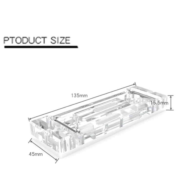 RAM Water Cooler Memory Block Memory Water Cooling Block Kits LRC2.0 RGB Two Armor Block Maximum Support 4 RAM