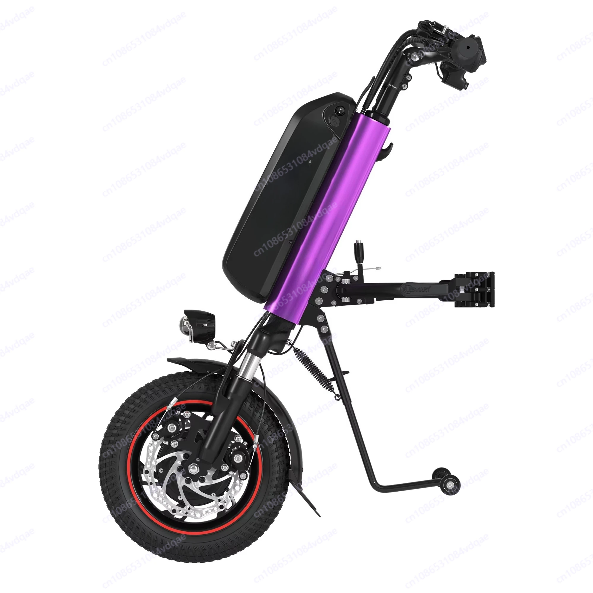 

Electric wheelchair performance upgrade plan front-drive lithium-ion traction system, battery life is increased to 50 kilometers