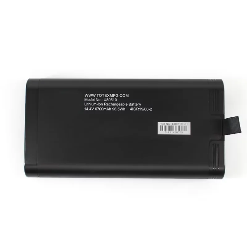 

Original U80510 For ImageCast X Prime 14.4V 6700mAh 96.5Wh 4ICR19/66-2 Li-ion Battery TOTEMFG RRC2054-2