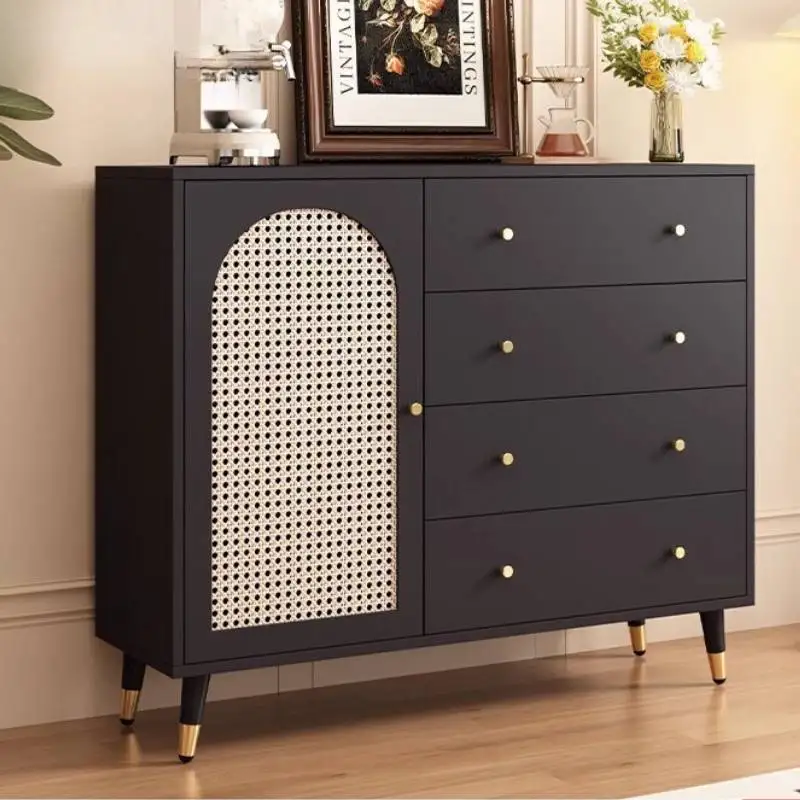 

Black Luxury Living Room Cabinets Sideboard Nordic Drawers Storage Living Room Cabinets Modern Meuble De Rangement Furniture