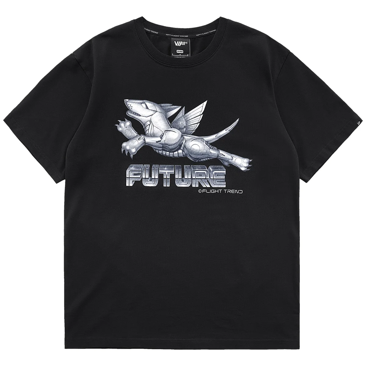 

Loose Cotton round Ne ort Sve T-irt Men's Summer Faion Brand VIP Cartoon Print Casual Top Breathable Sweatirt