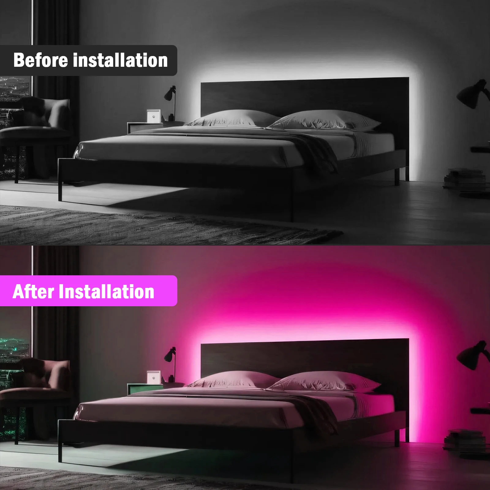 DC5V USB COB Led Strip Light Bianco/Rosa/Rosso/Giallo/Blu ghiaccio/Verde 8MM 320LED/M Luce notturna flessibile per la decorazione domestica TV Retroilluminazione