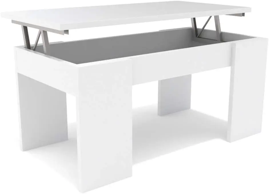 Ninguno Mesa De Centro Elevable, Comedor O Auxiliar, Mayor Espesor Y Estabilidad