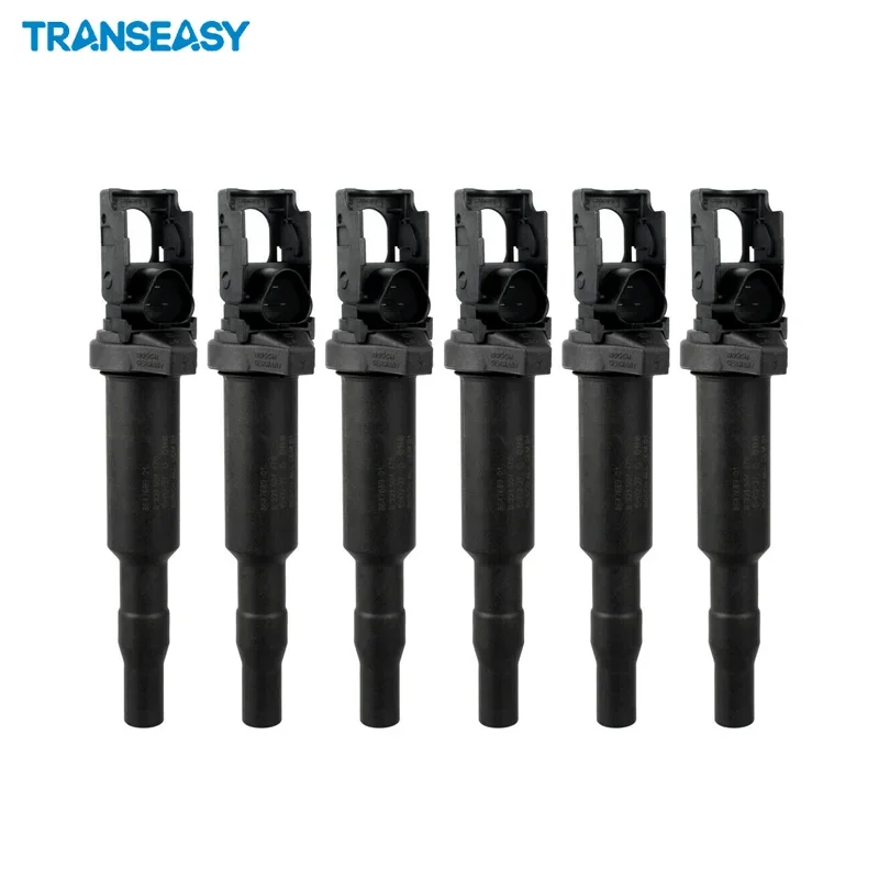 6Pcs  Ignition Coils 0221504470 Suit for BMW 325 328 330 335 525 528 530 535 i