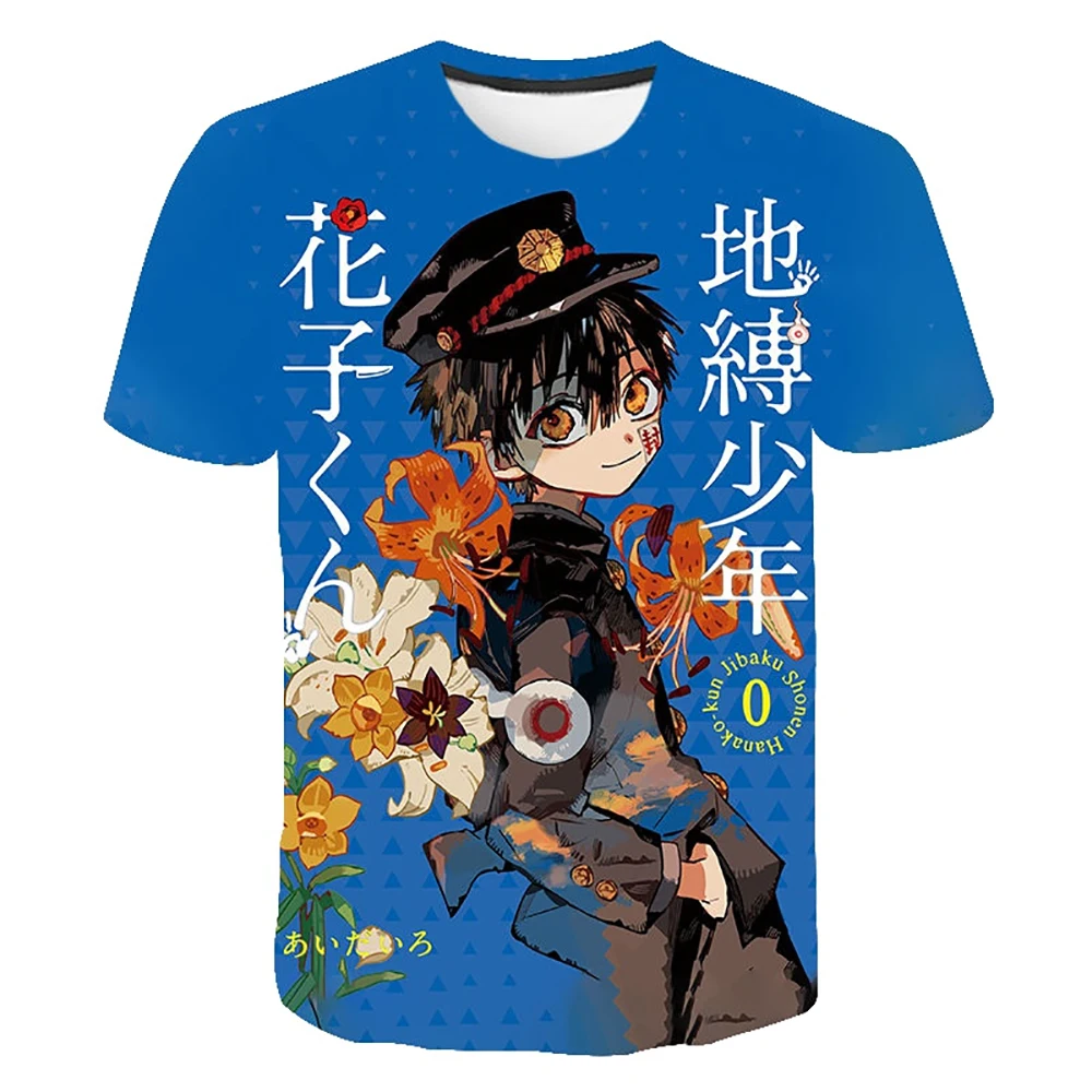 

Men Women 2024 Fashion Anime Game Toilet-Bound Hanako-kun 3D Printed T-shirt Casual Short Sleeve Streetwear Tees Unisex Cool Top