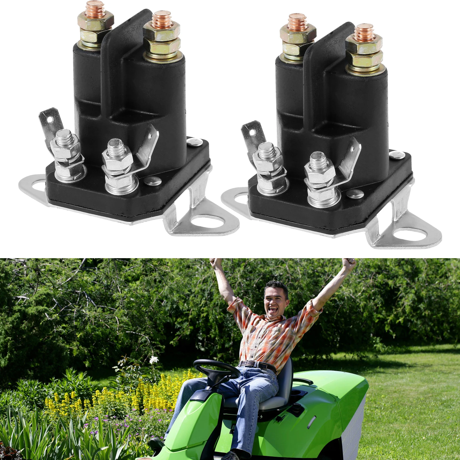 Solenóide de arranque Compatível para Lawn Boy Toro Z Mower, Jardim 1-513075 104-3189 117-1197 784-1221-210, 117-1197, 212655 28-4210