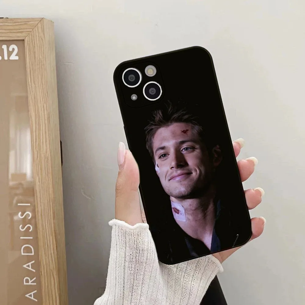 Celebrity D-Dean Winchester Phone Case For iPhone 15,14,13,12,11 Plus,Pro,Max,XR,XS,X,7,8 Plus,SE,Mini Silicone Soft