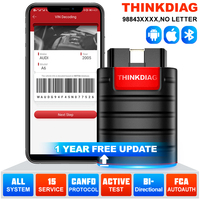 2025 THINKCAR Thinkdiag Hot Version Full System All Car 16 Reset Service OBD2 Diagnostic Tool ECU Coding Active Test 1 Year Free