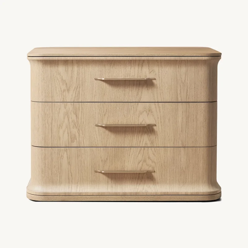 

−xx Modern American Bedroom Furniture Set Solid Oak Wood Nightstand Baron Closed Nightstand&