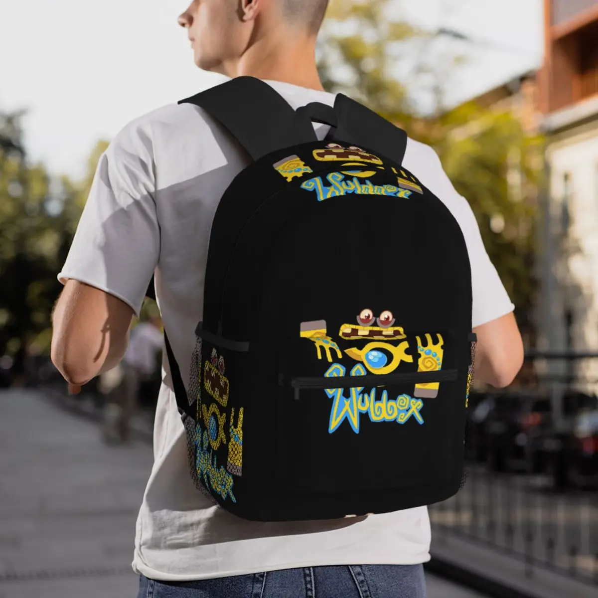 Wubbox My Singing Monsters Backpack Daypack Large Capacity Boys Girls BookBag School Bag Shoulder Bags for Men Women