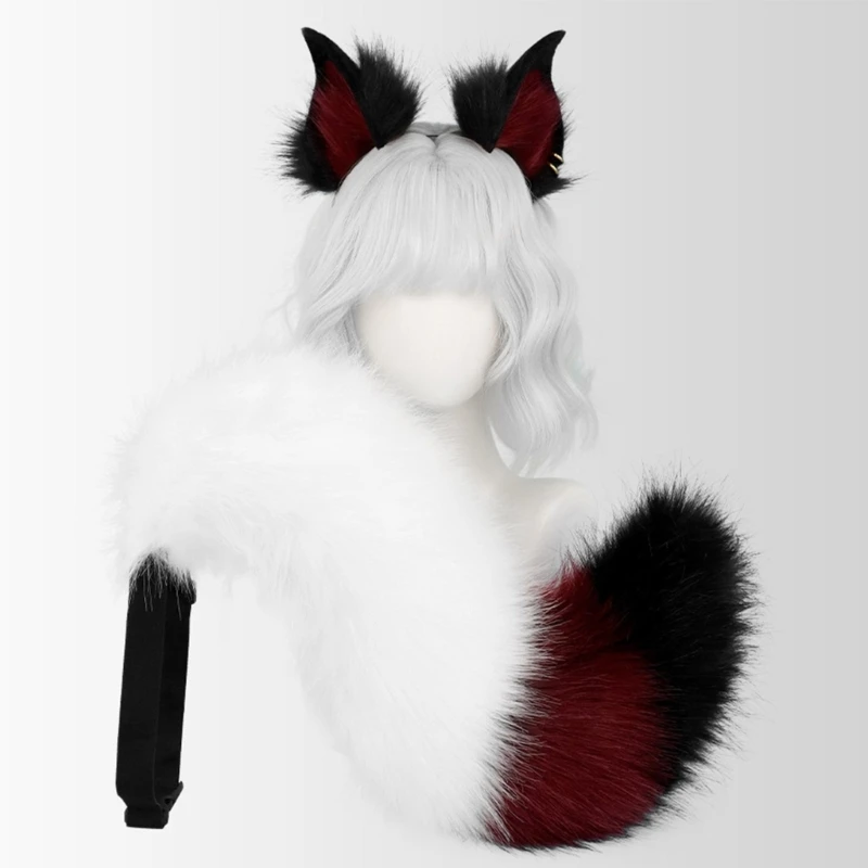 Phụ kiện cosplay 39BB Cosplay Set Faux Bông tóc và đuôi cho sự kiện Halloween Party and Costume