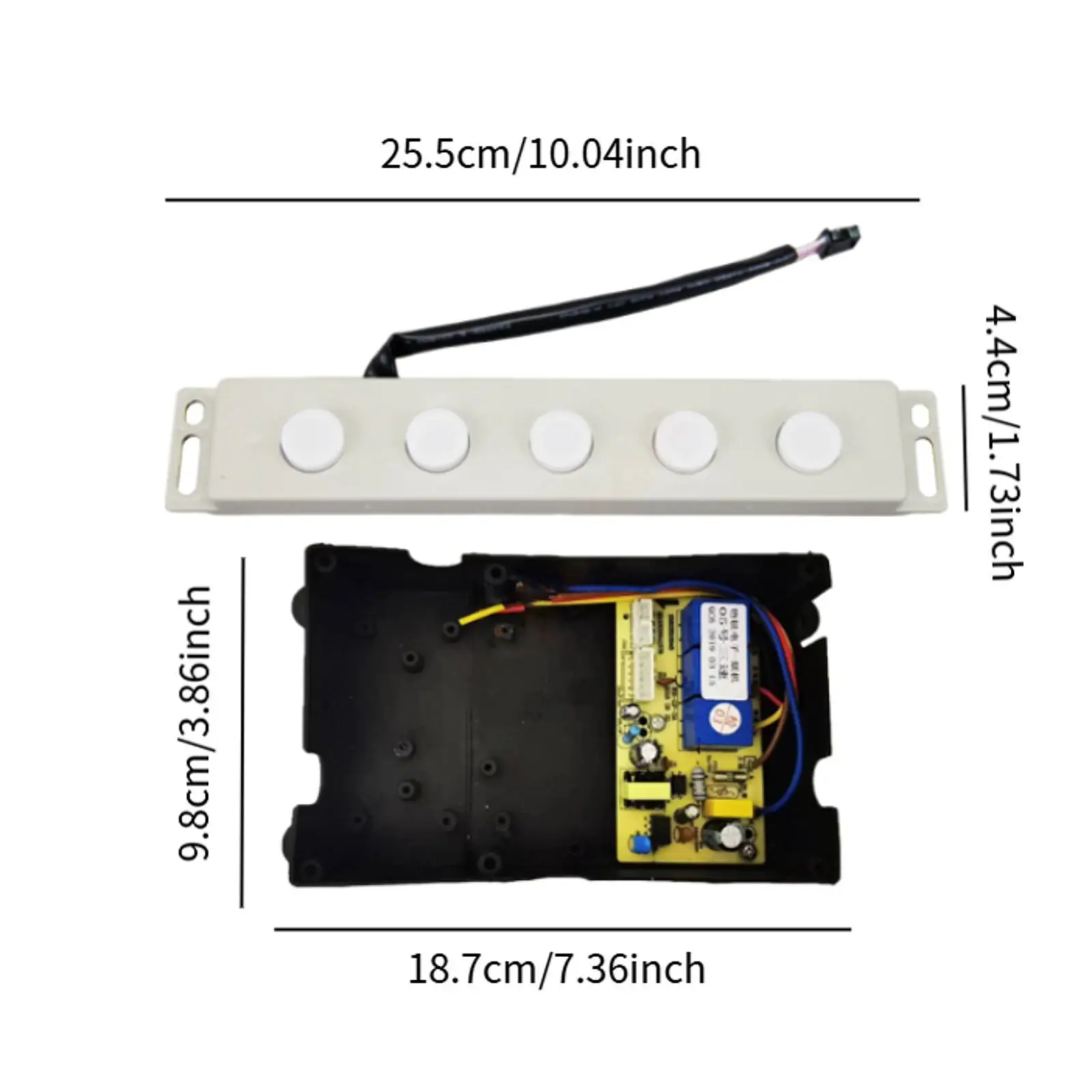Кухонные аксессуары, сменный переключатель, плата управления, прочная универсальная запасная часть, переключатель с клавиатурой для вытяжки 5, кнопка