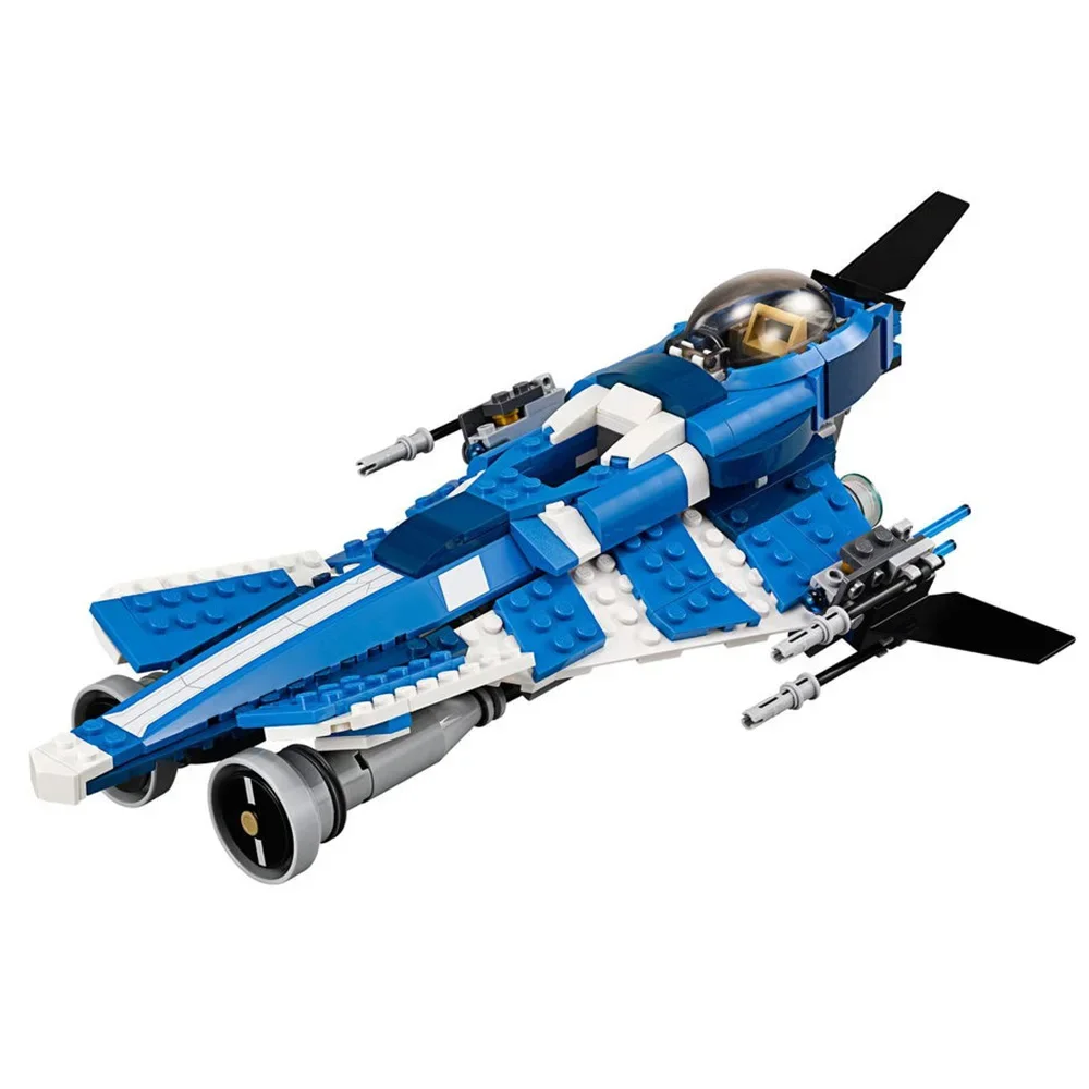 Creative Space War Anakins Custom Jedi Starfighter Building Blocks Sets Bricks Toys For Boys Birthday Gift Home Decoration