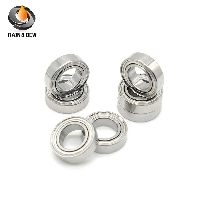 10PCS MR74zz ABEC-7 Bearing 4*7*2.5 mm  Miniature MR74 Z ZZ High Precision MR74Z Ball Bearings