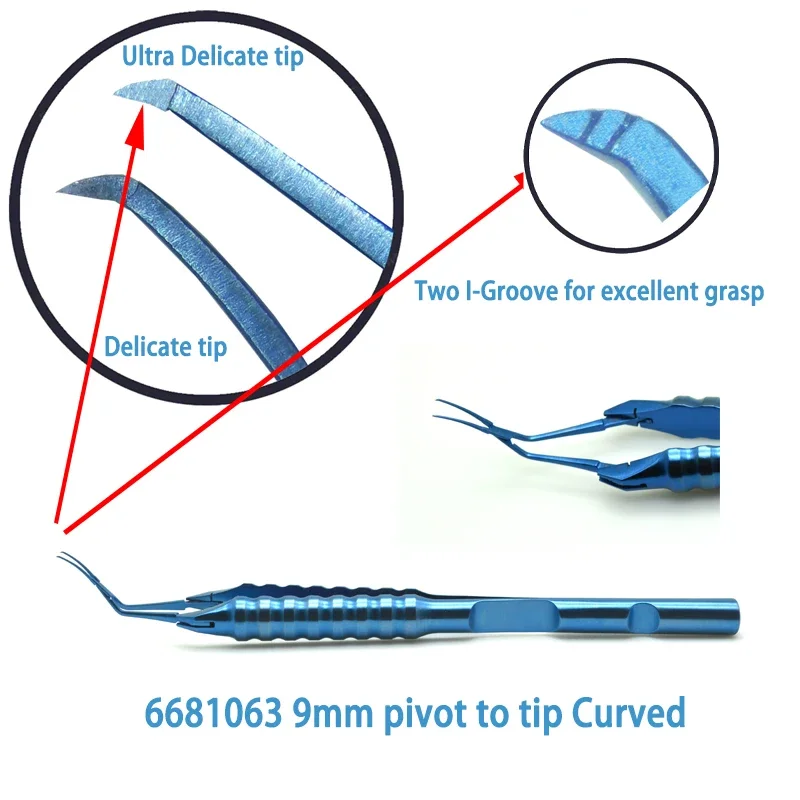 Inamura Capsulorhexis Forceps Utrata Forceps 2.2mm Incision Cross Action oftalmologia instrumentos