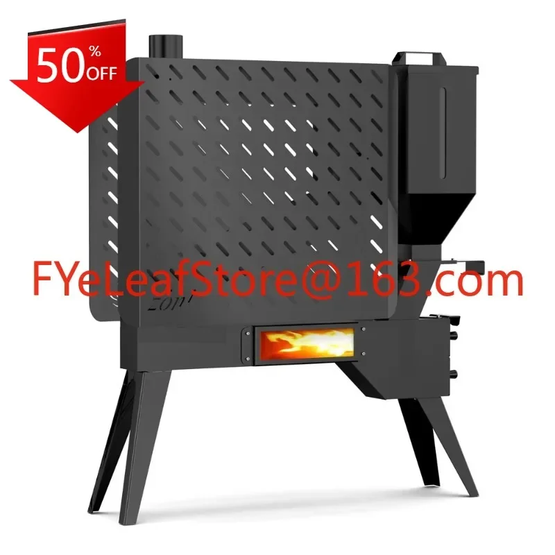 KM0501A Outdoor/indoor energy-saving pellet heater Non-electric freestanding smokeless modern wood pellet stove