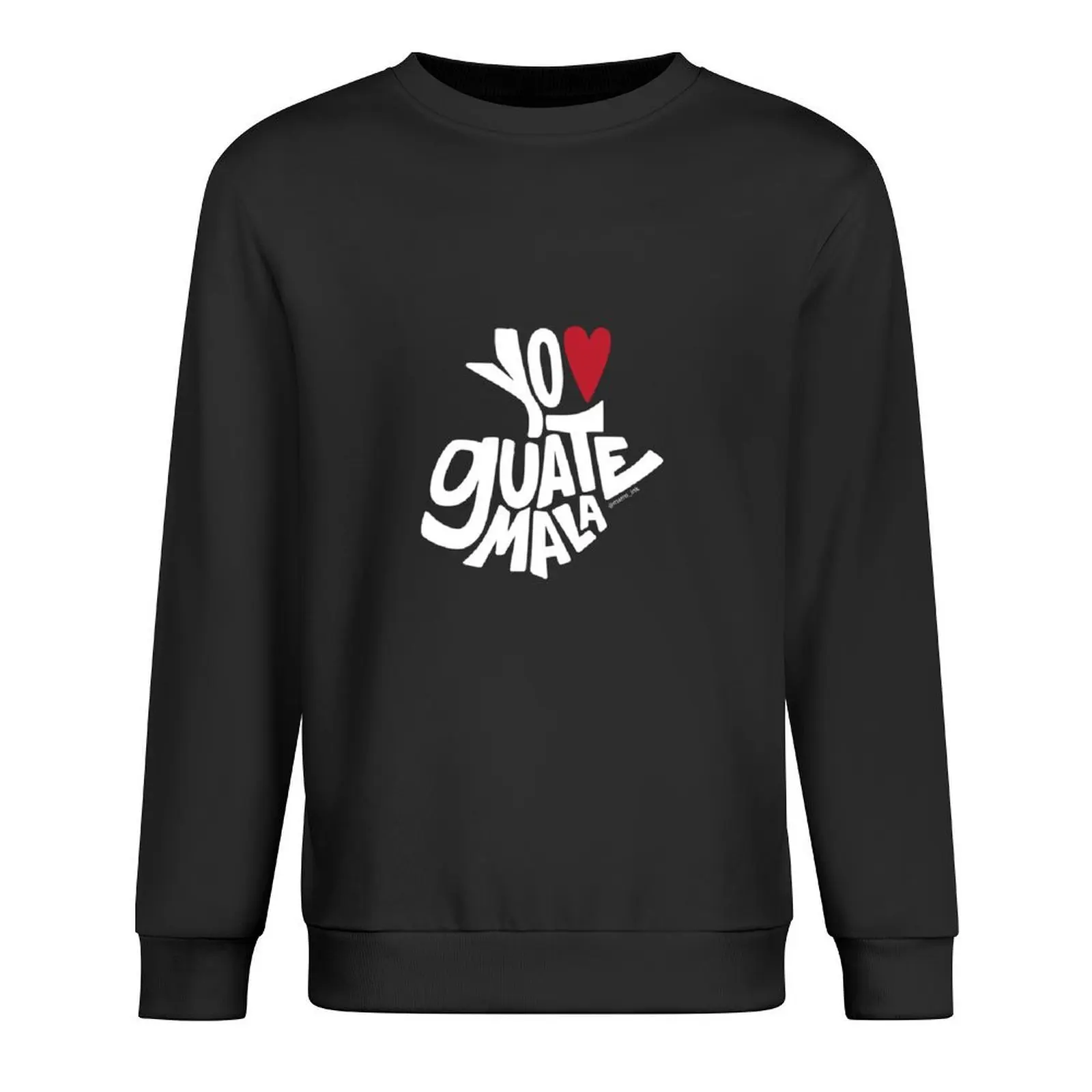 

Yo amo a Guatemala (dark background / fondo oscuro) Pullover male clothes japanese style men's clothing pullover