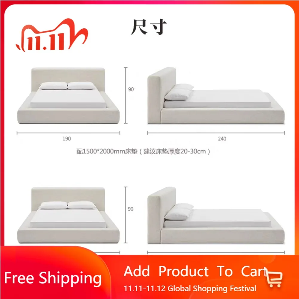 

Light Luxury High Quality Double Bed Beauty Princess Vintage French Bed Christmas Reading Design Cama De Casal Home Furniture