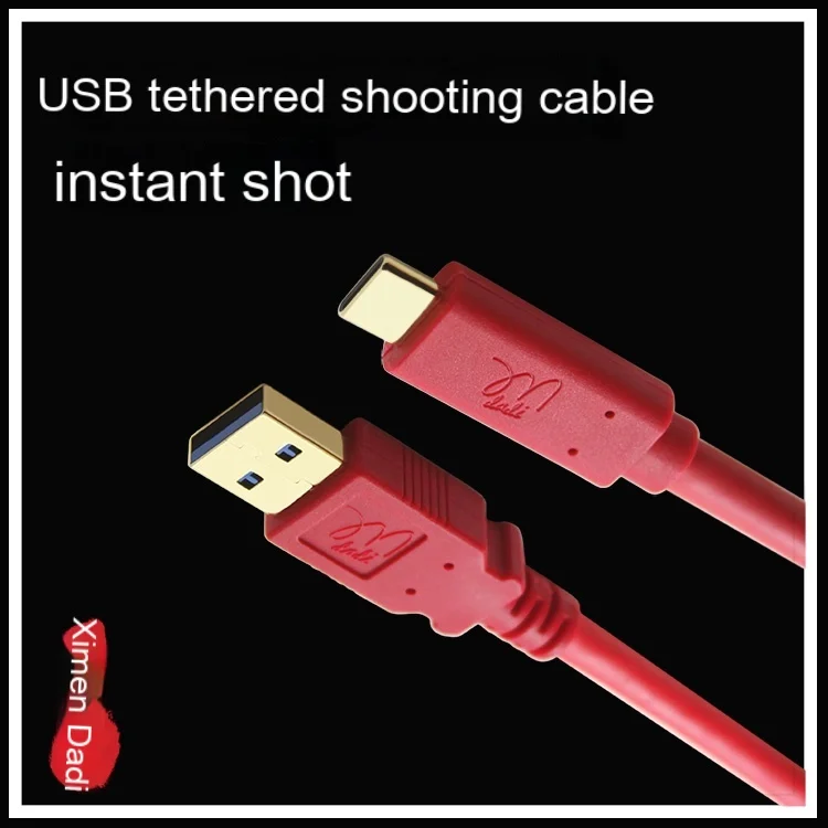 Imagem -03 - Cabo de Câmera Usb tipo c para Canon Tethered Shooting Line Eos r rp Sony A7m3 r3 A7r4 3m 5m 8m