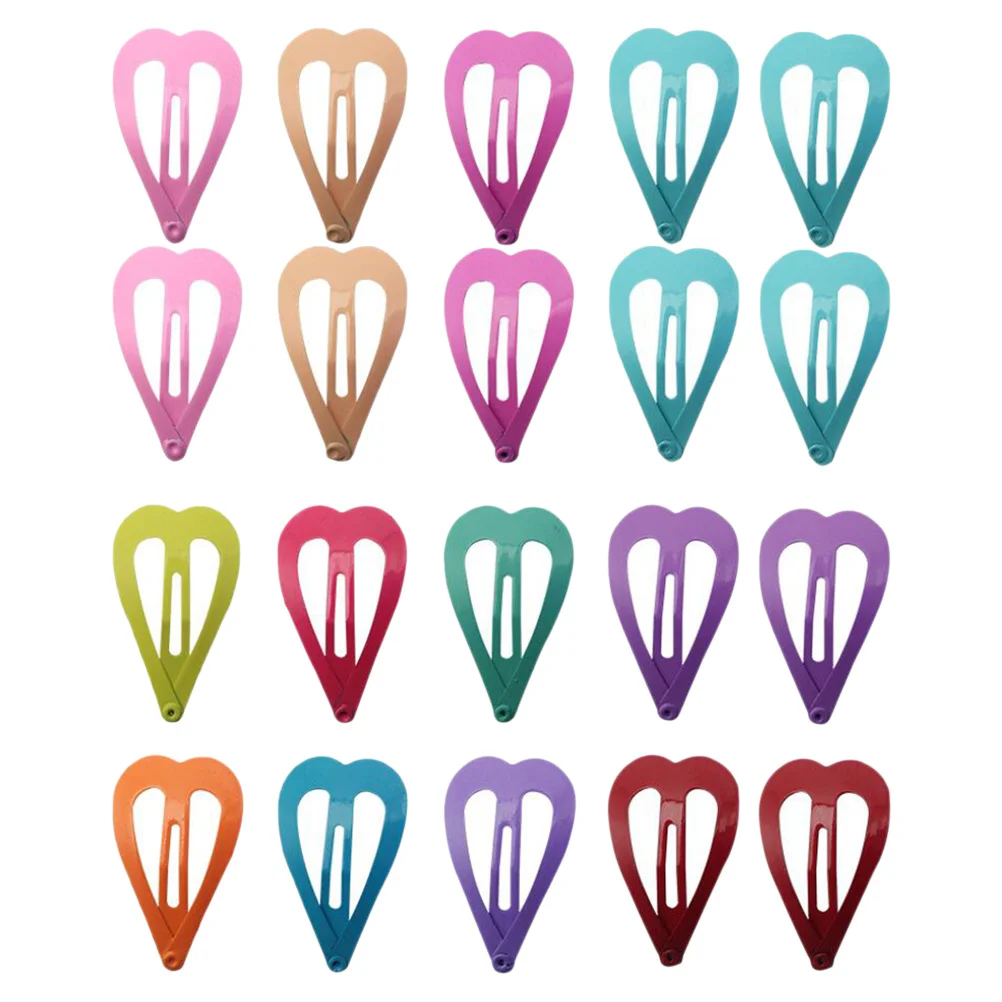 

20Pcs Metal Hair Clips Cute Pet Barrettes for Pets Candy Color Non Slip Hair Jewelry School Party Gifts