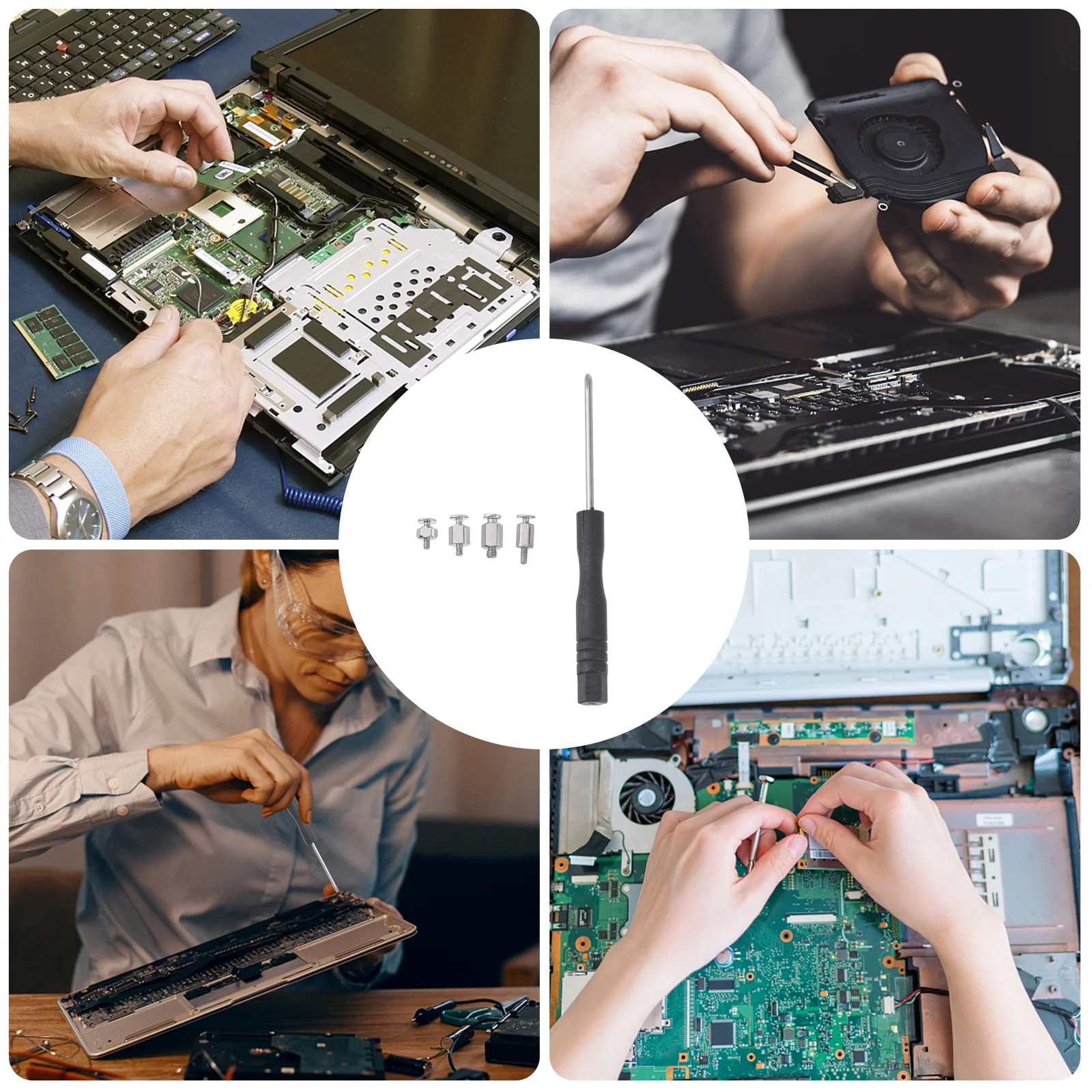 

M2 SSD Kit Stainless Steel Computer Screw Laptop Motherboard Hex Nut Hard Ssd Hard Disk Mounting Screw Disk Stand Durability