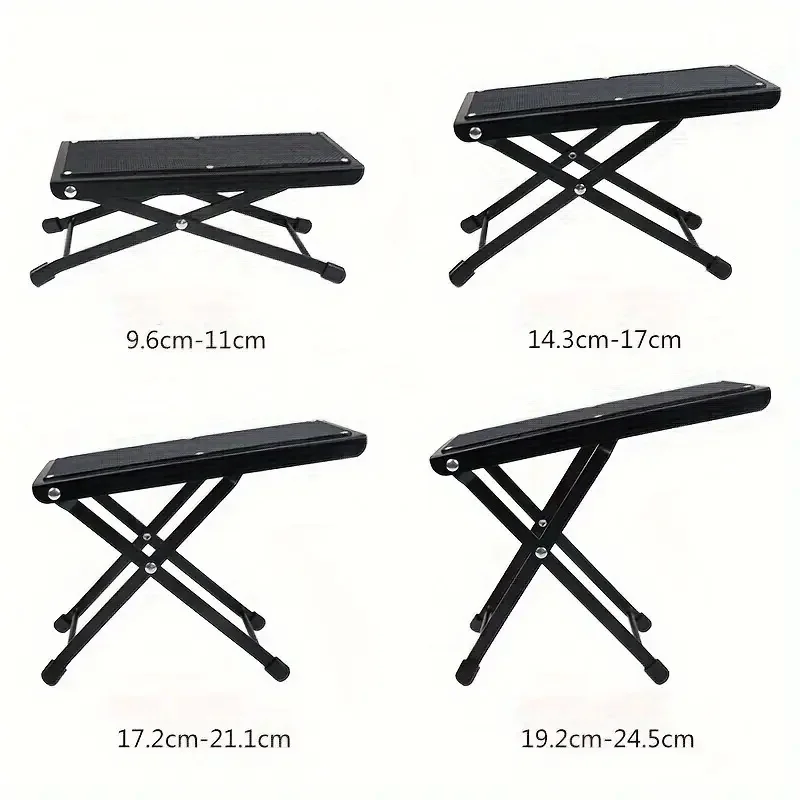ペディキュア フットレスト スタンド 4 段階調節可能 折りたたみ式 滑り止め フットレスト スタンド メタル ビューティー マニキュア フット ペダル サロン 家庭用