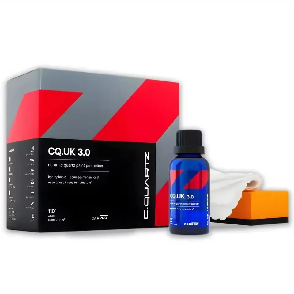 

CQUARTZ UK 3.0-Ceramic Coating for Cars, Quartz Based Nanotechnology, Bonds to Paint,Glass,Metal and Plastic-(30ml Kit)